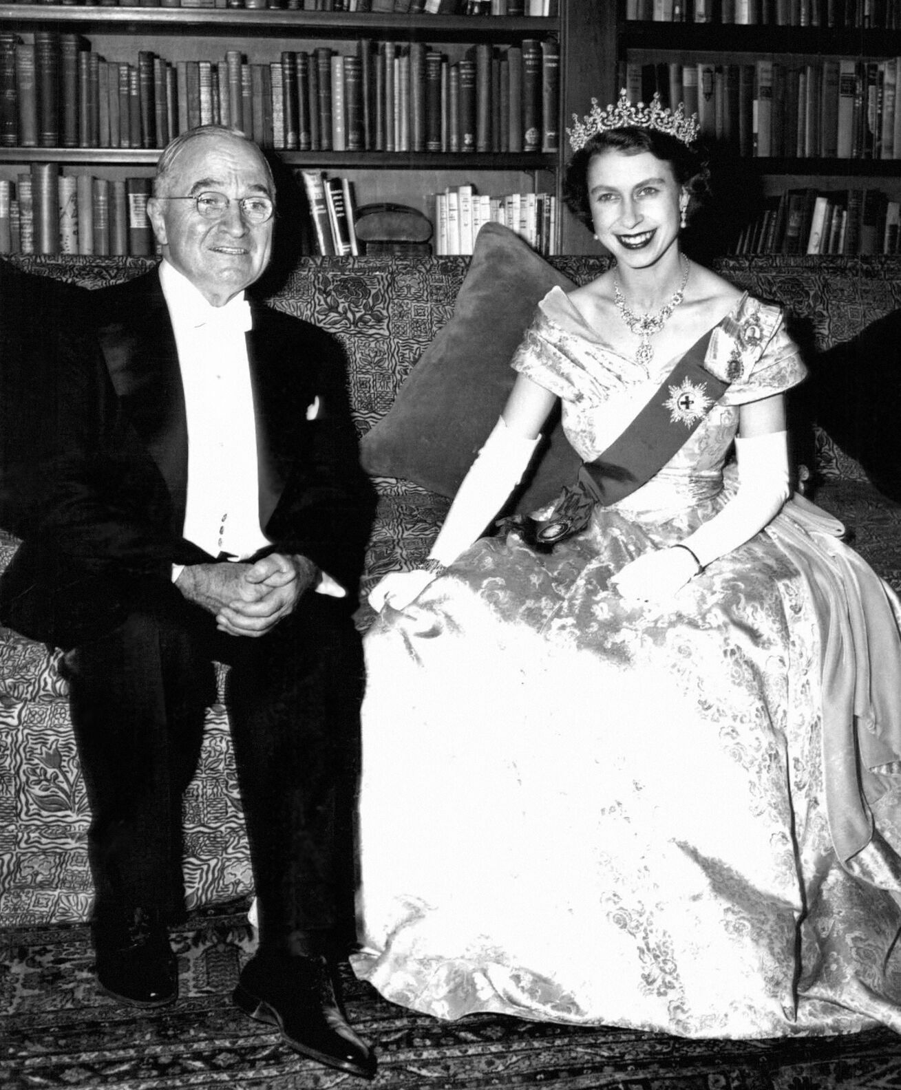 1951: Princess Elizabeth and President Harry Truman